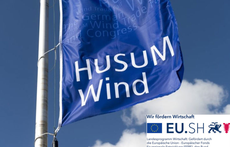 Flagge von der Messe Husum Wind 2021